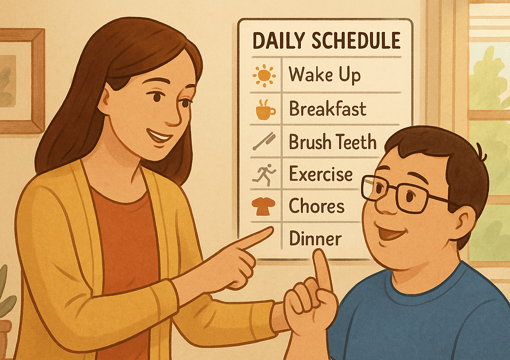 Supporting Daily Routines for Adults with IDD